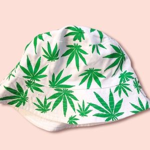 Bucket hat 100% cotton floral plant